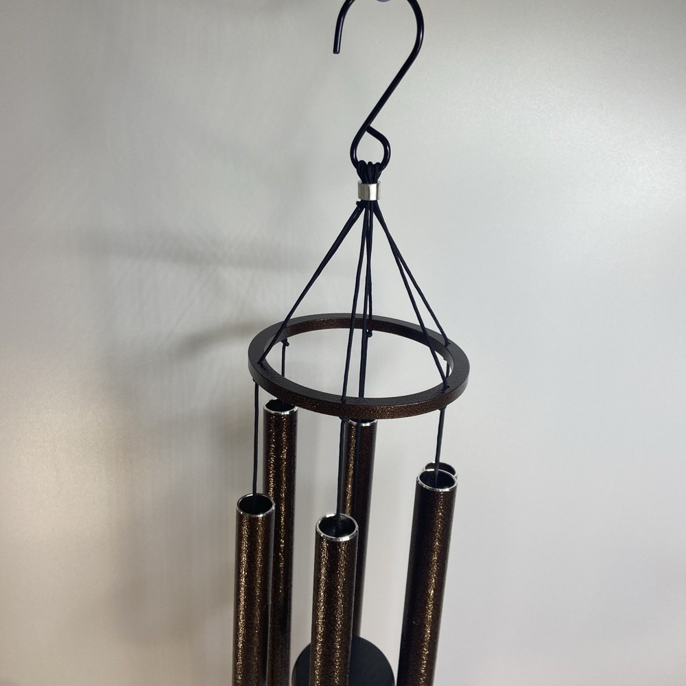 Vanquer Premium Wind Chimes Outdoors Handcrafted & Tuned Bronze 38 in