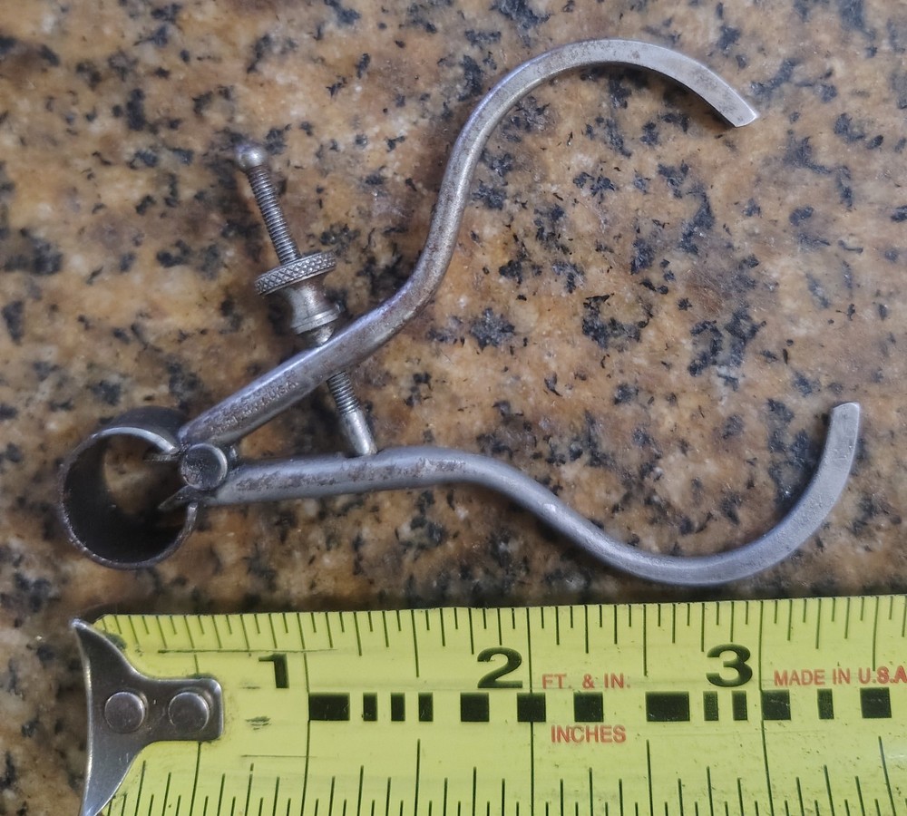 🗽VINTAGE MINI STARRETT 2" OD CALIPER