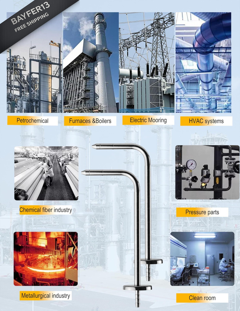 ZIBOO ASP2 Static Pressure Probes (Two-Pack)