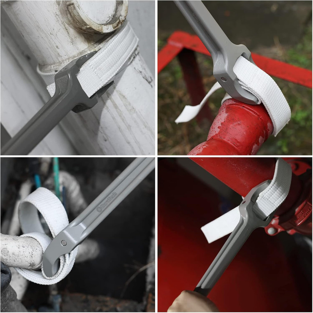 Strap 18" Handle, Adjustable Nylon Strap Pipe Wrenches, Oil Filter Strap Opener