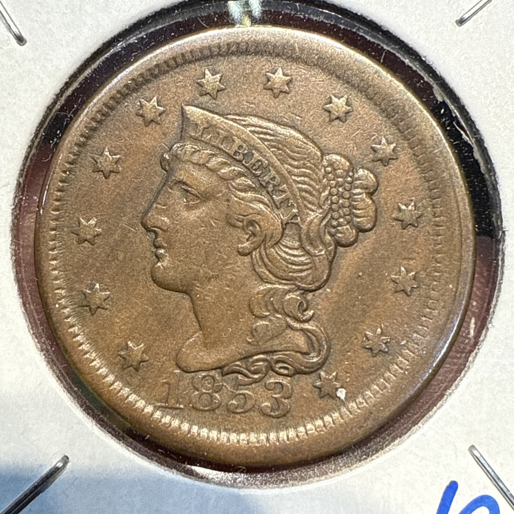 1853 US Large Cent