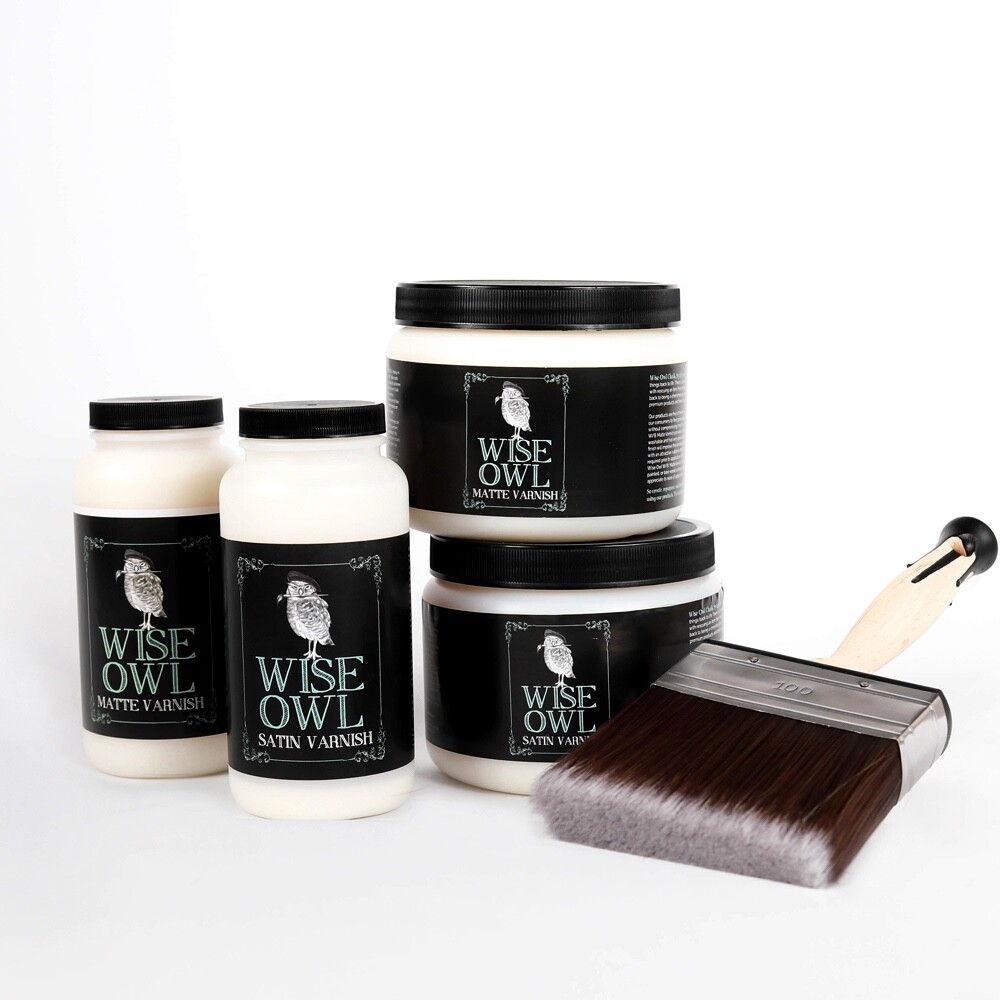 Wise Owl Varnish 18oz Jars