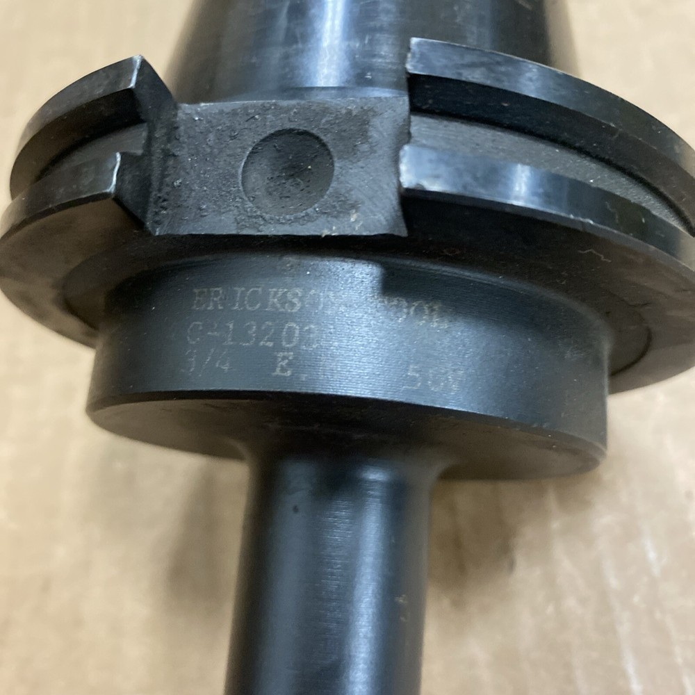 Erickson C-132034 3/8” Bore Solid Tool Holder Extended 6" Projection CAT50
