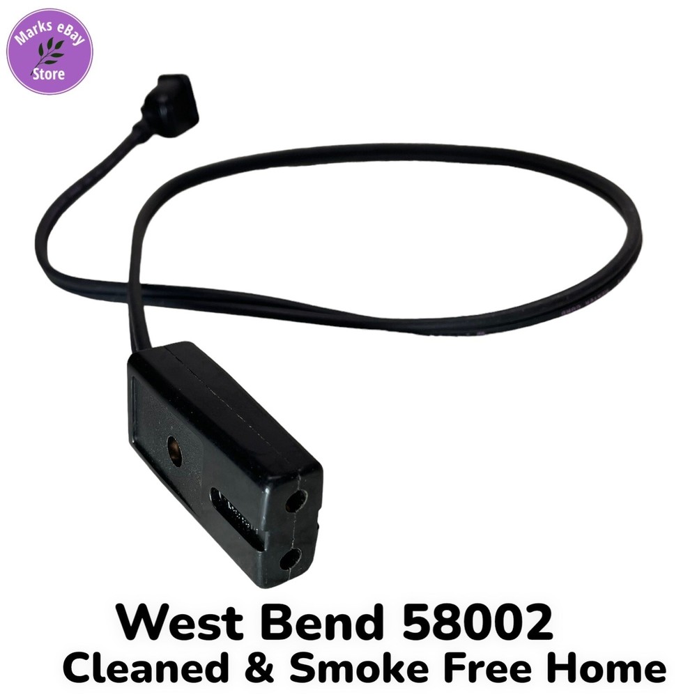 West Bend 58002 Coffee Percolator Power Cord Replacement 12-42 Cup
