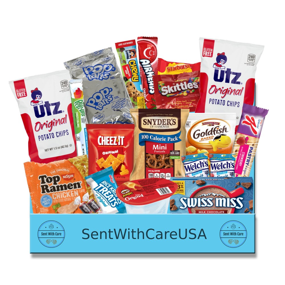 Small Snack Box (20 Snacks) - College Care Package