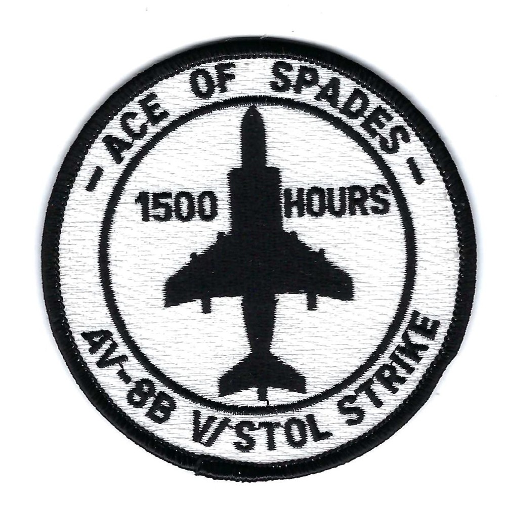 VMA-231 1500 HOURS AV-8B bullet patch