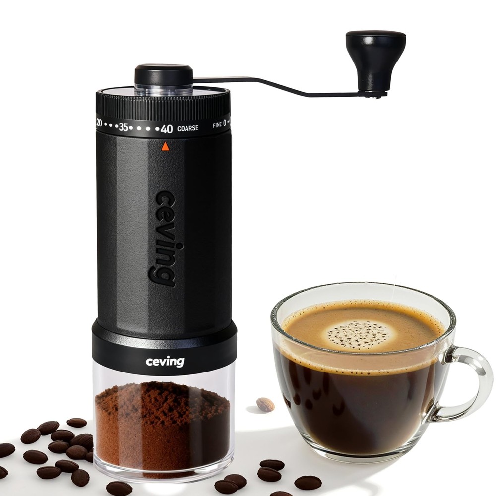 Manual Coffee Grinder 60g Large Capacity 40 Settings Burr