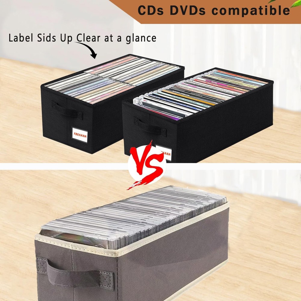 CD/DVD Storage Case - Perfect CD/DVD storage case universal, stackable DVD or...
