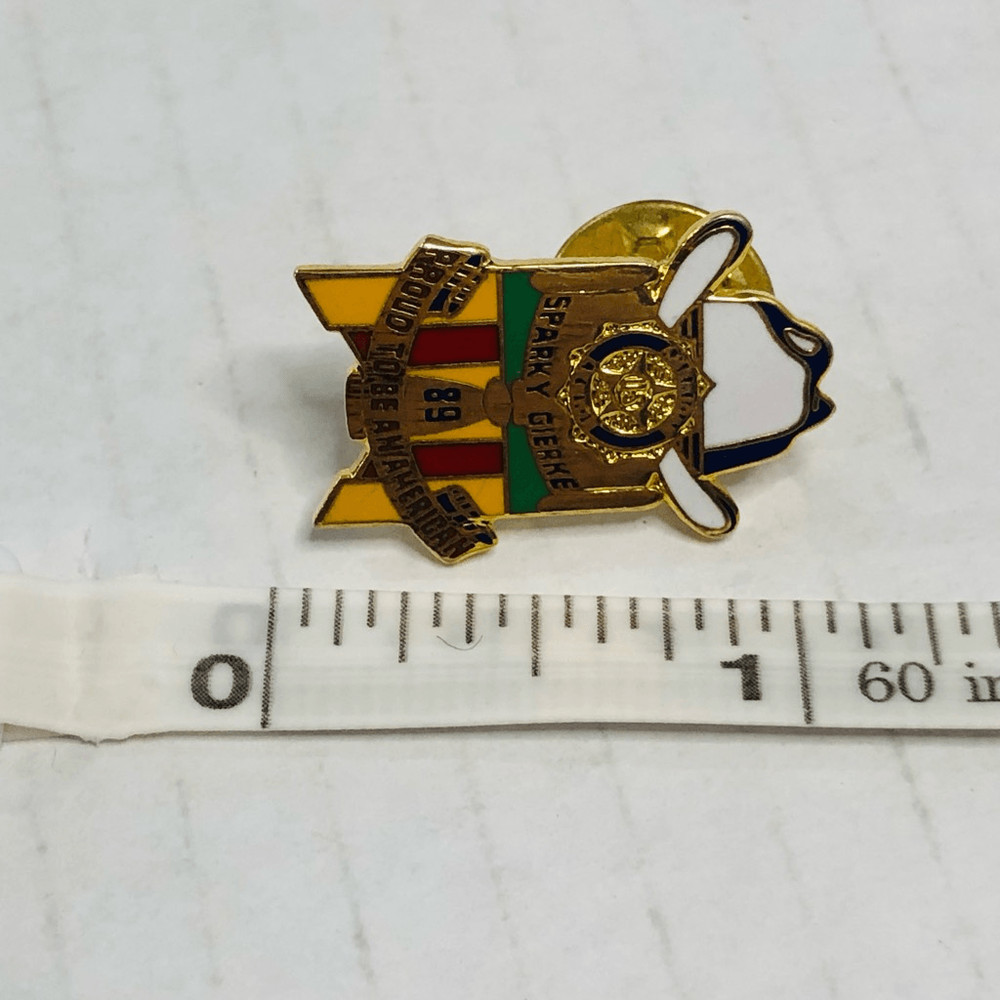 elks pin sparky gierke lapel pin pinback button