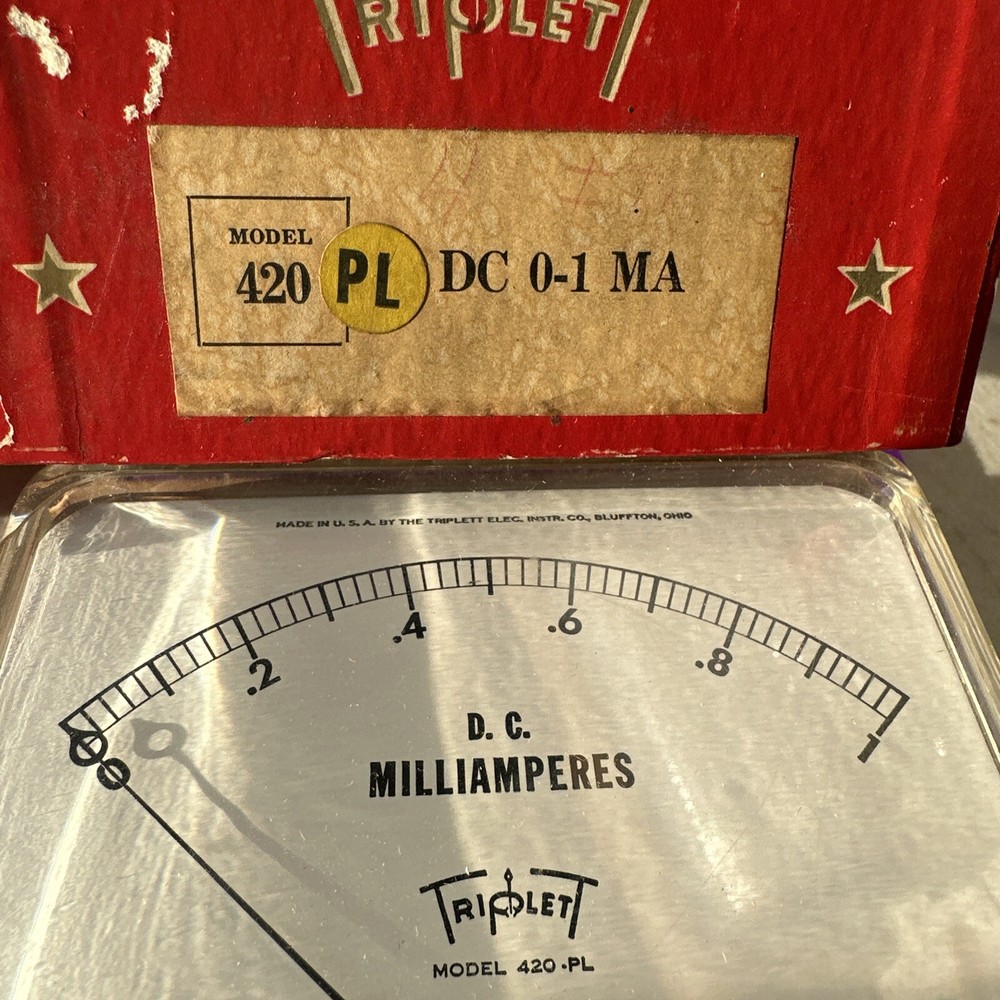 Triplett Model 420 D.C. Milliamperes