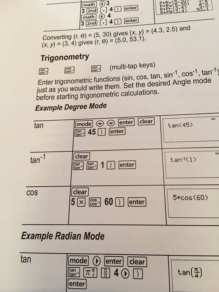 TI-36X Pro scientific calculator - Printed & Bound Manual