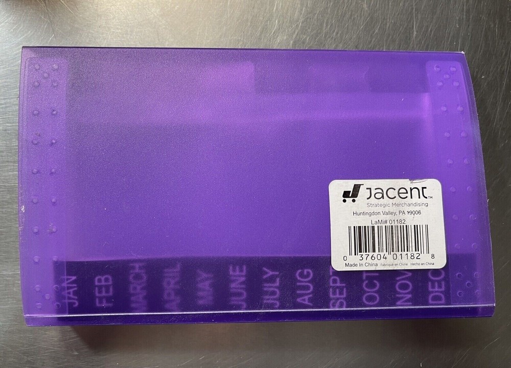 Jacent Coupon Organizer Purple New