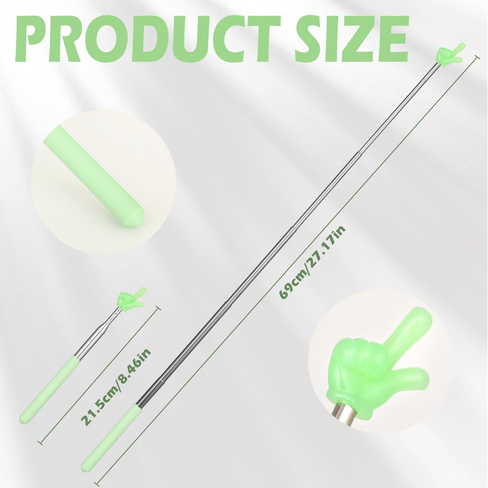 5 Pcs Telescopic Teacher Pointer Extendable Finger Pointer Stick For Classroom