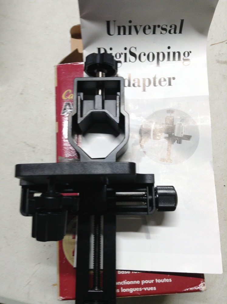 NEW Cabela's Small Universal Digiscope Adapter 28-45mm