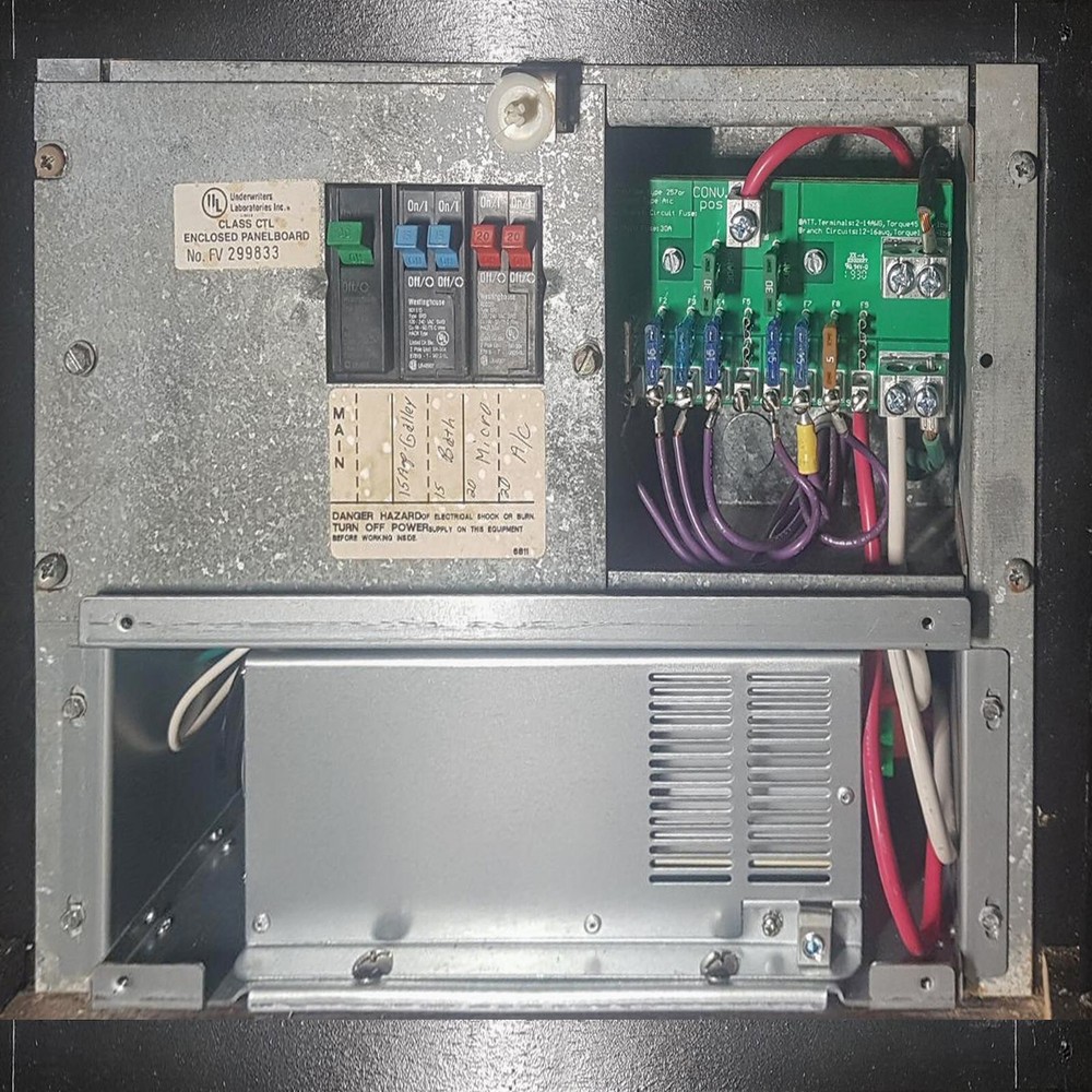WF-9875 75A DC 20A AC Deck Mount Power Converter Replacement for 9800 Series