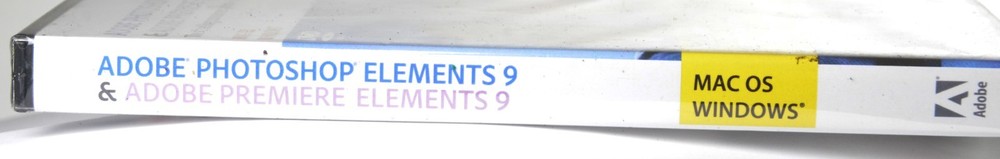ADOBE PHOTOSHOP ELEMENTS 9 & PREMIER ELEMENTS 9 - OPEN BOX