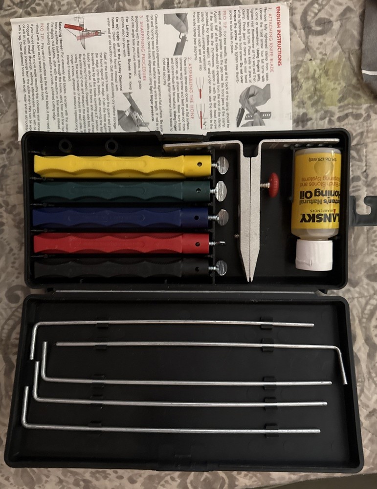 Lansky Deluxe 5-Stone Controlled-Angle Precision Knife Sharpening System