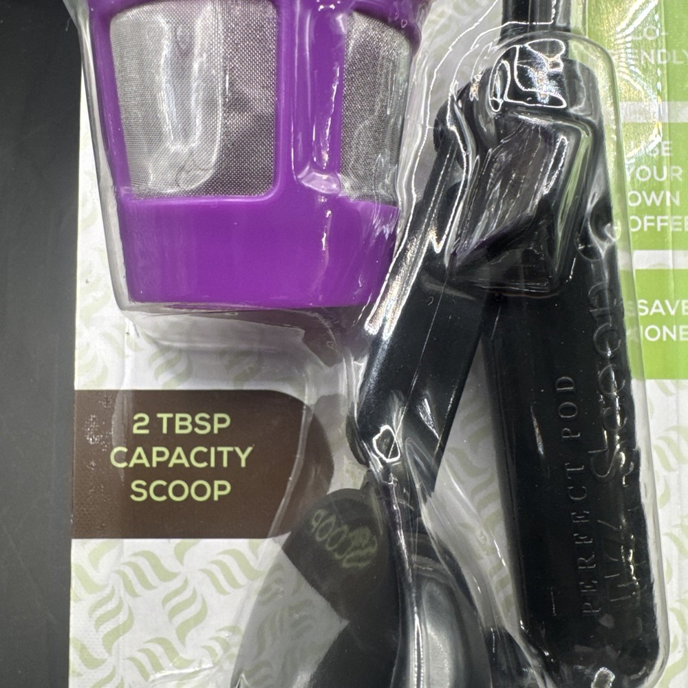 2pkPerfect Pod Single Serve Value Pack Reusable Filter Cup & EZ-Scoop For K-Cup