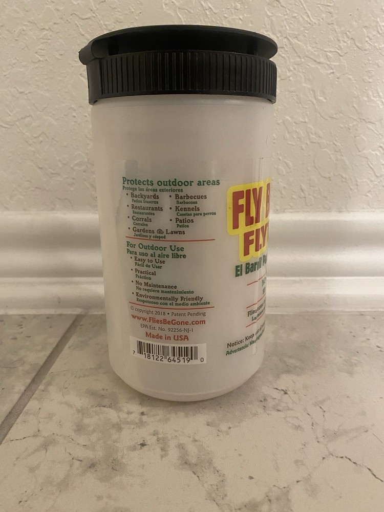 Flies Be Gone FLY BARREL Fly Trap - Reusable