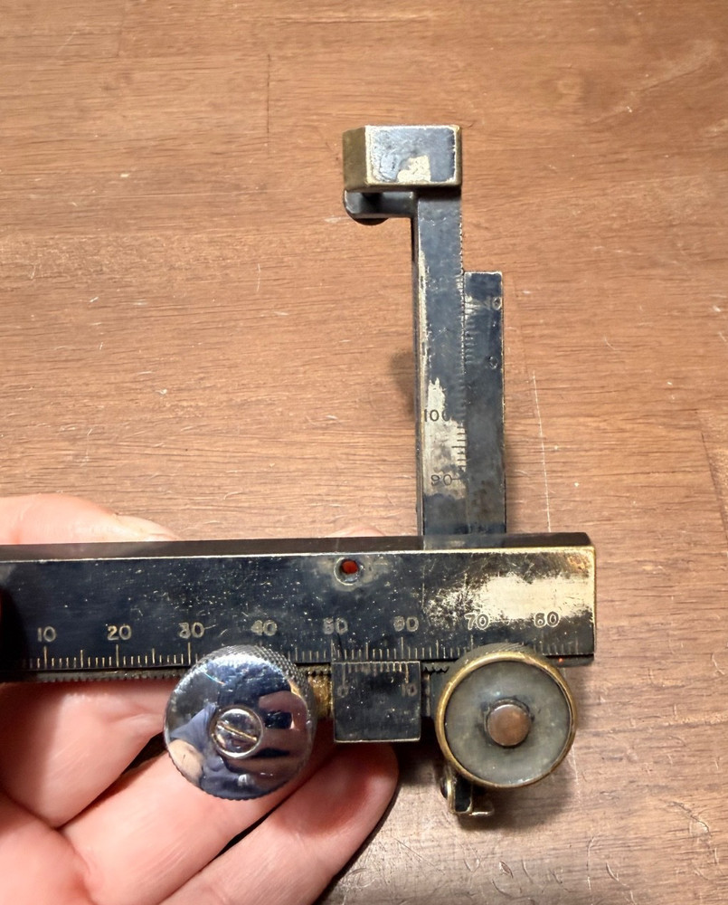 Vintage Spencer Mechanical Stage Microscope Accessory for Biological Laboratory