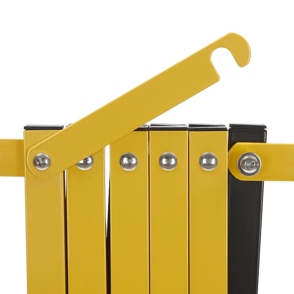 Foldable Mobile Barrier Gate Expandable T-shaped Base Security Gate For School