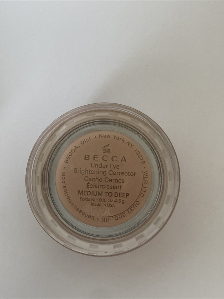 BECCA Under Eye Brightening Corrector Full Size .16 Oz Medium to Deep Concealer
