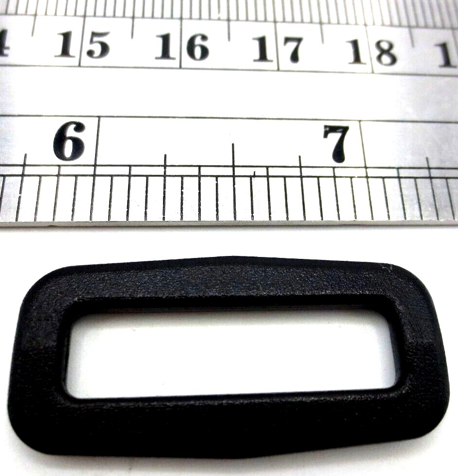 25mm 1" Wide fit Plastic Loop for Shoulder Strap Pack Belt Webbing DURABLE Black