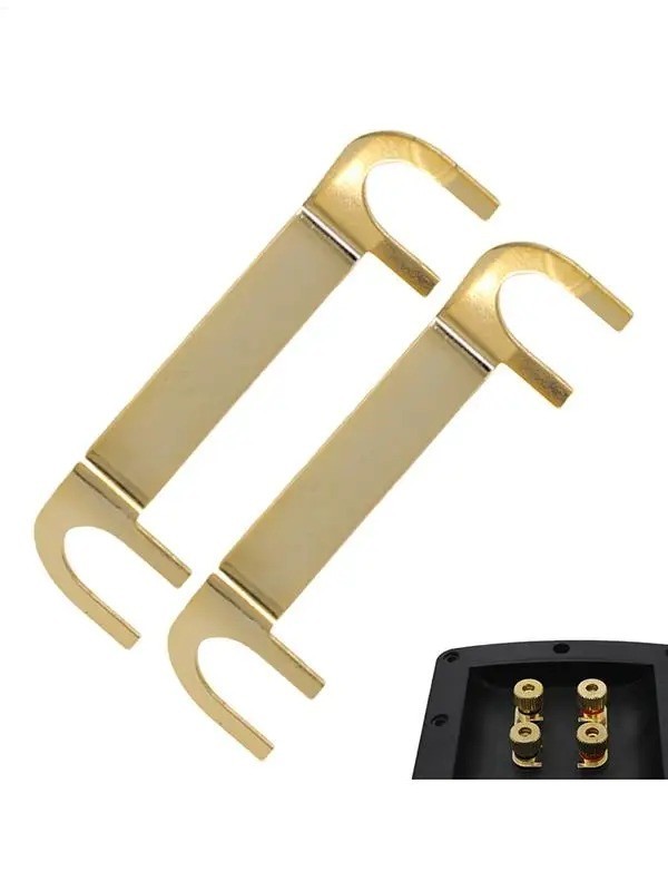 2PCS Speaker Wiring Connector Copper Speaker Wiring Lugs Binding Posts