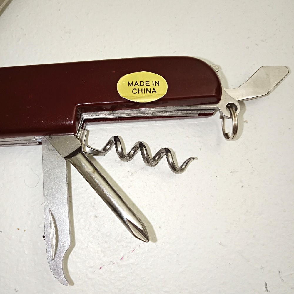 Multipurpose 7 Function Stainless Steel Pocket Knife Multi Tool Readers Digest