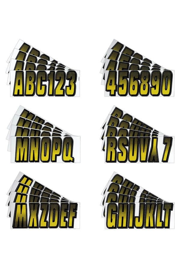 I.D. Sticker Kit - 300 Series - Yellow Gradation
