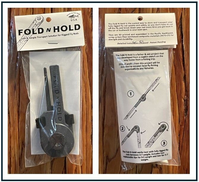 FOLD N HOLD - Safe & Simple Transport Solution for Rigged Fly Rods