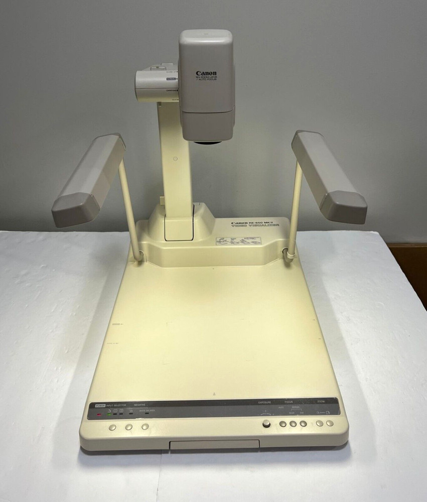 CANON RE-650 MKII VIDEO VISUALIZER DOCUMENT PROJECTOR