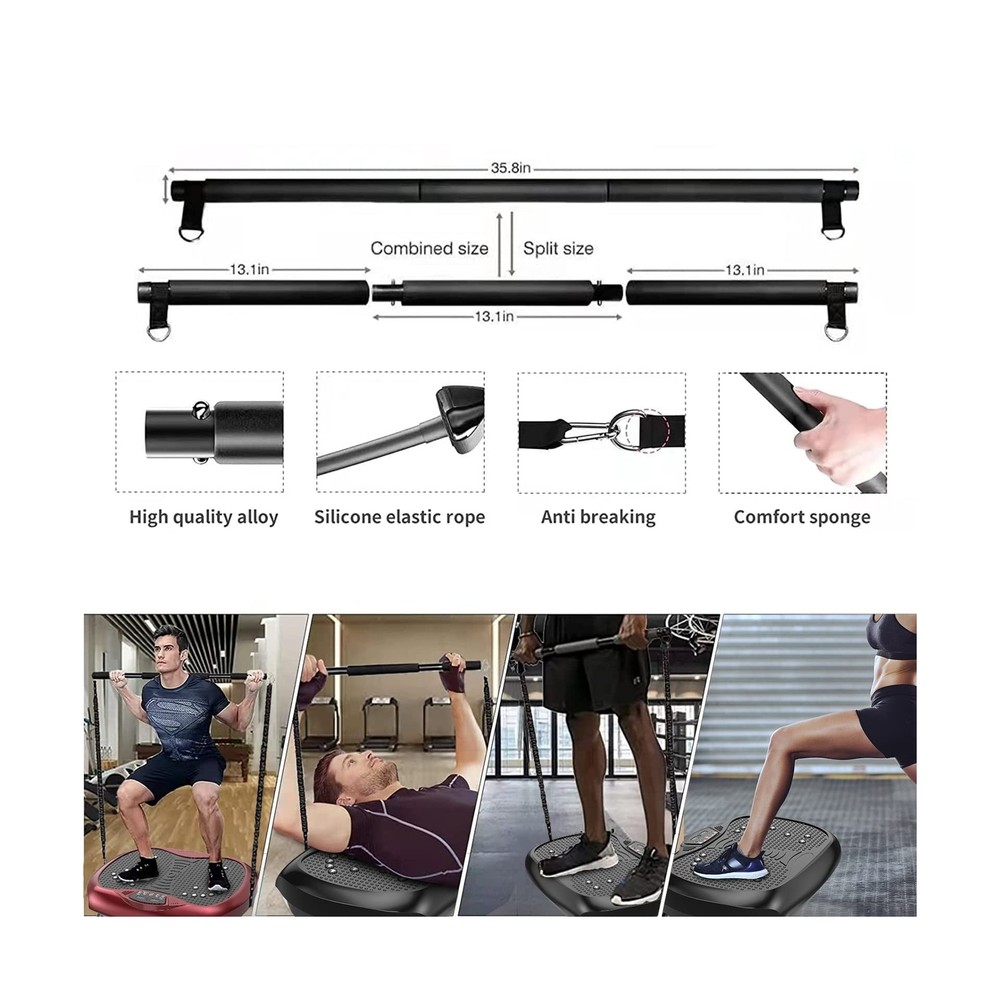 Vibration Plate Exercise Machine - Whole Body Workout Vibration Platform Lymp...