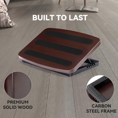 Adjustable Foot Rest for Under Desk at Work,Ergonomic Foot Stool Under Desk
