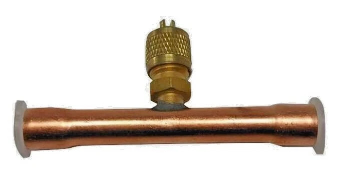 Refrigeration, A/C, Refrigerant Access Tee For 3/8" OD Lines, Part#3100