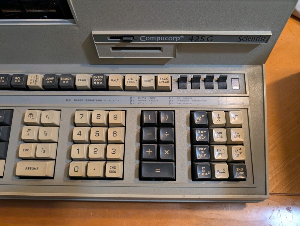 Compucorp 425G Scientist Programmable Printing Calculator Very Rare Computer