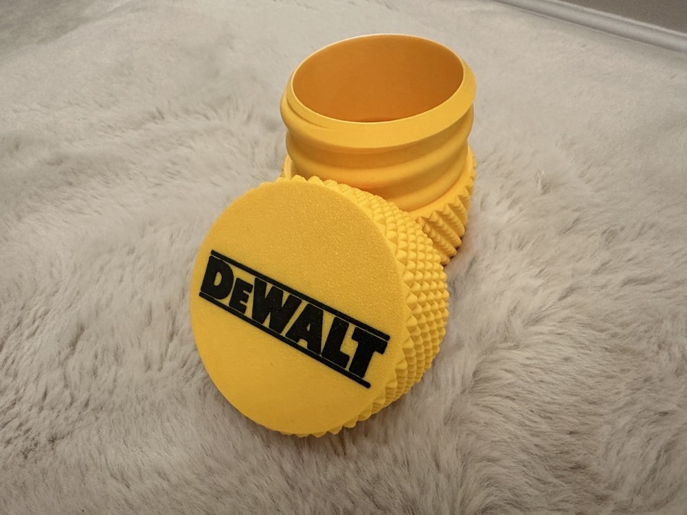 DeWALT Container – Threaded Screw & Parts Storage Box 3D Printed for Tools