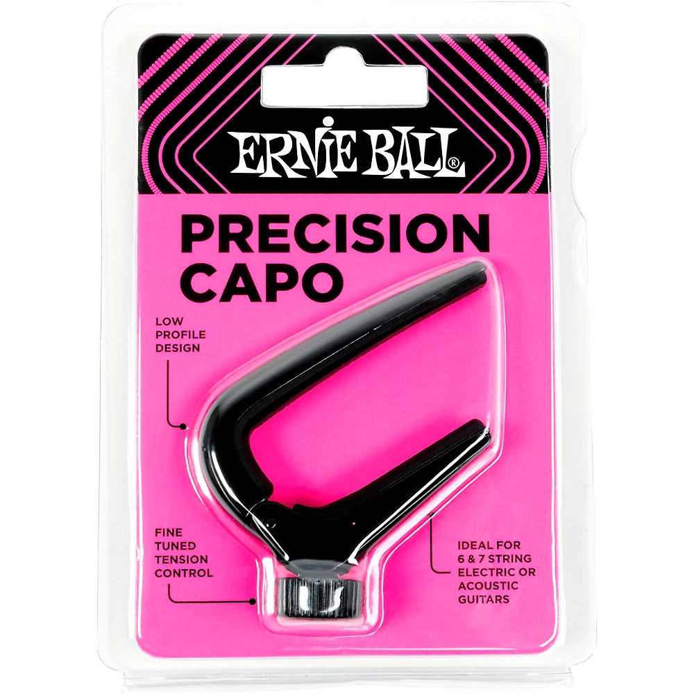 Ernie Ball Precision Capo - Black