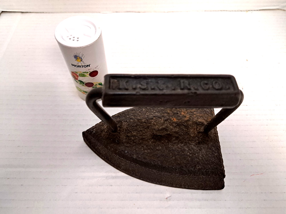 vintage clothes flat iron