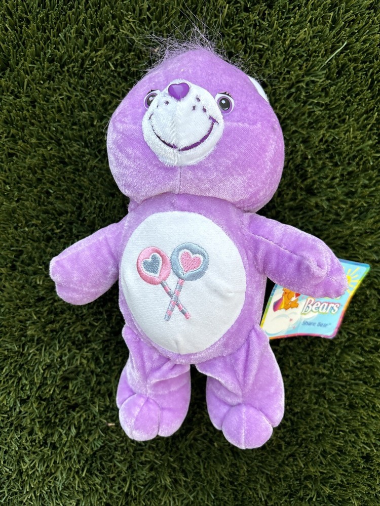 Care Bears 2003 Share Bear 8” Plush W/ Tag