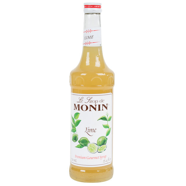Monin Premium Lime Flavoring / Fruit Syrup 750 mL
