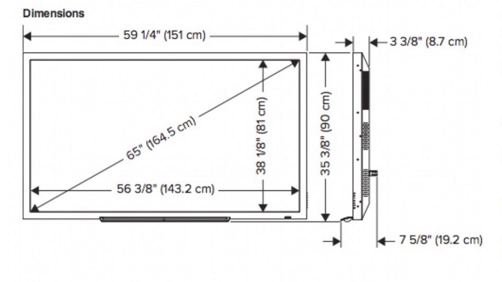 The SMART Board 4065 interactive flat panel ***Warranty****