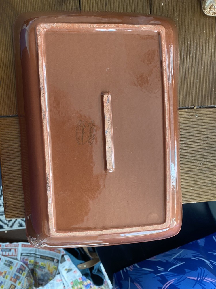 Fleur Rouge By Ambiance Rectangular Serving Dish