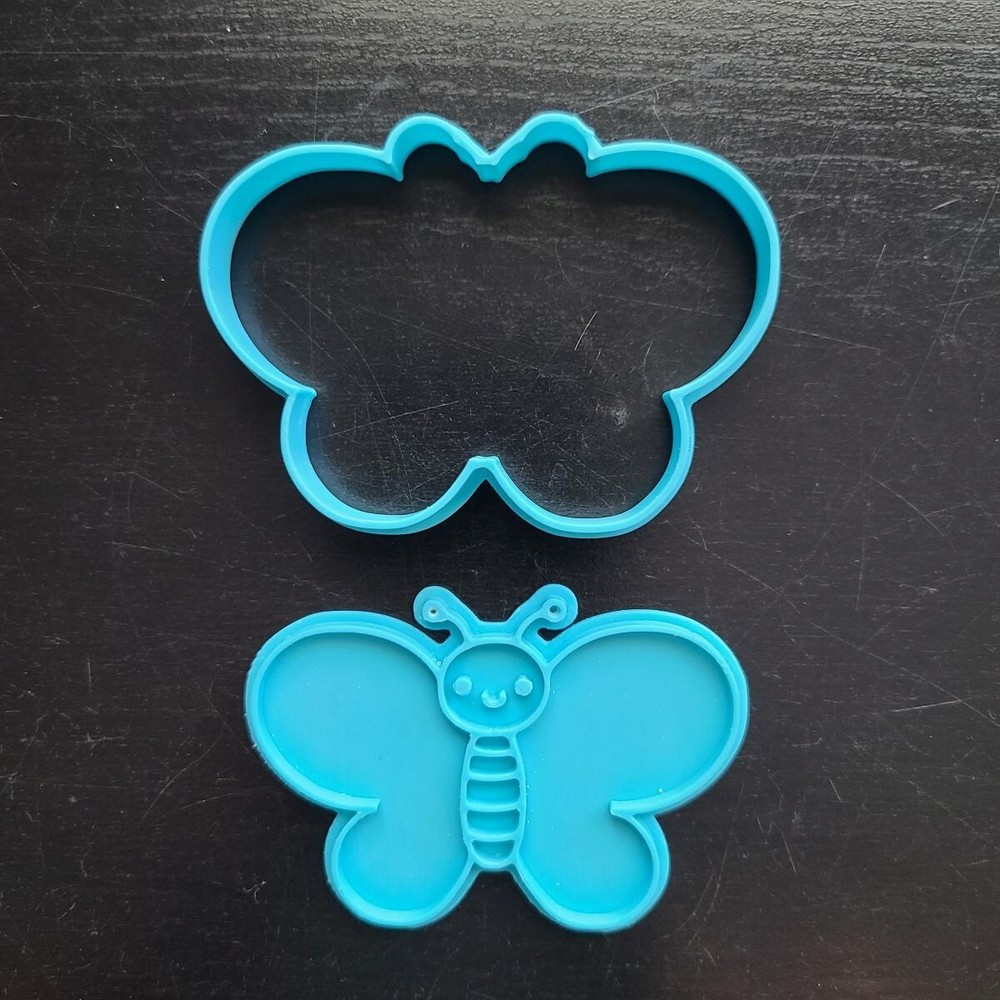 Cookie Cutter & Stamp Butterfly Blue