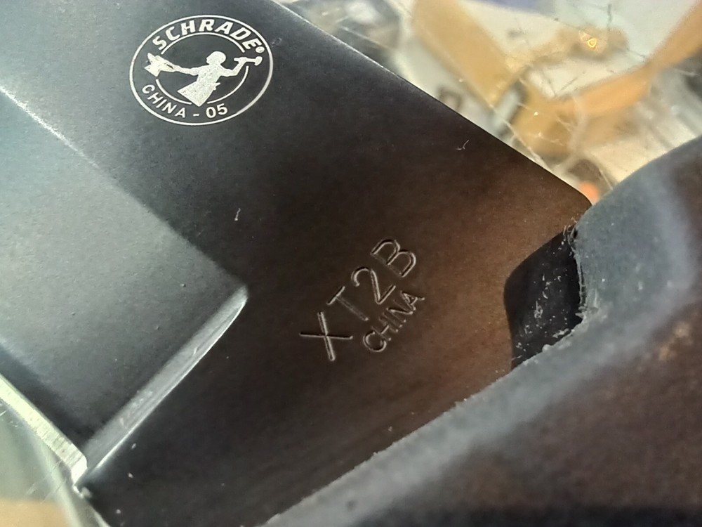 SCHRADE X TIMER DROP POINT KNIFE 4 1/4" FIXED BLADE - XT2B