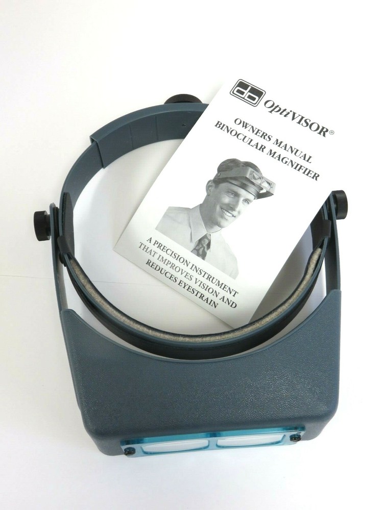 OPTIVISOR DONEGAN OPTICAL DA10 MAGNIFYING VISOR 3.5X MAGNIFICATION 4"