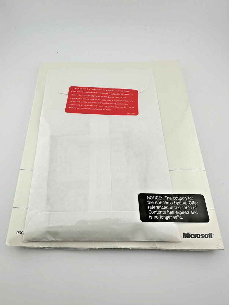 Microsoft MS-DOS Concise User's Guide Collectible Piece with COA Sealed