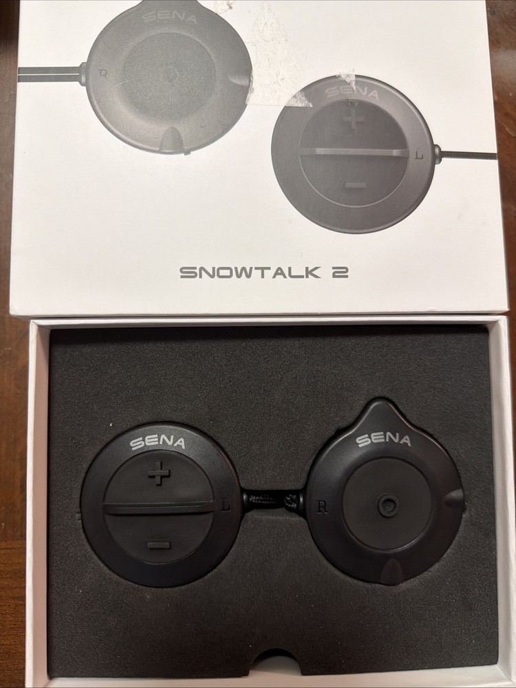 Sena Snowtalk 2 Universal Bluetooth Headset for Snow Helmets Intercom - Black