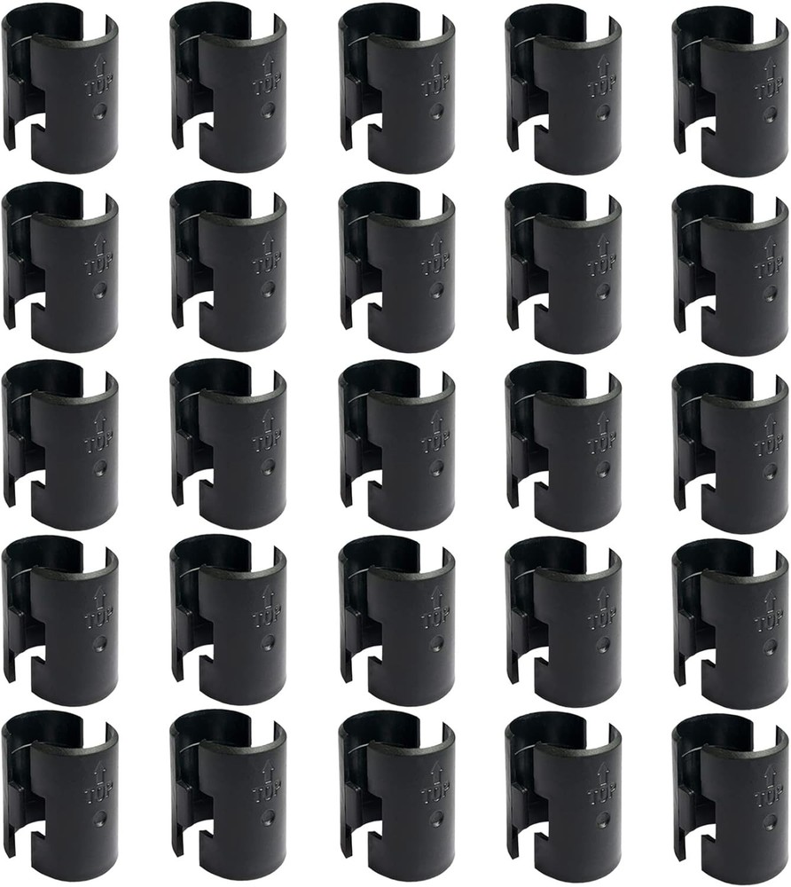 50-Pack 1" Wire Shelf Clip Replacement Set