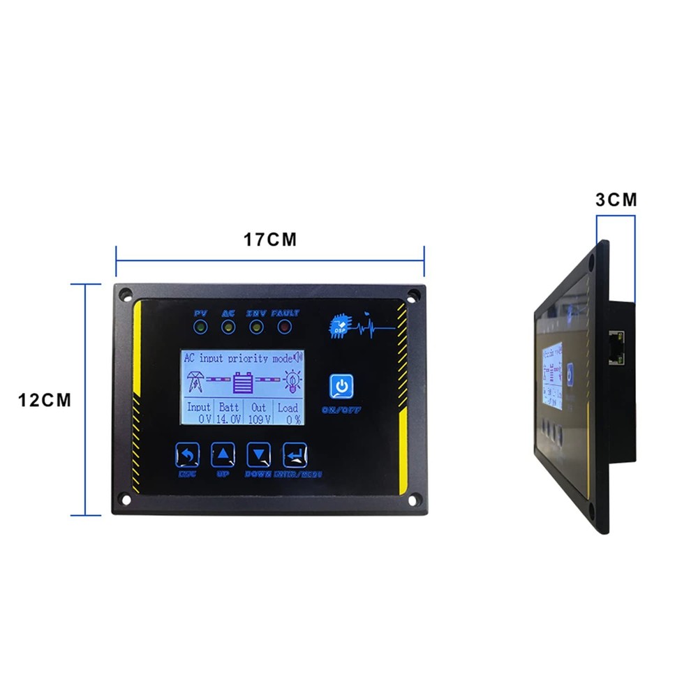 AMPINVT Specific Remote Control Panel for Low Frequency Pure Sine Wave Power ...